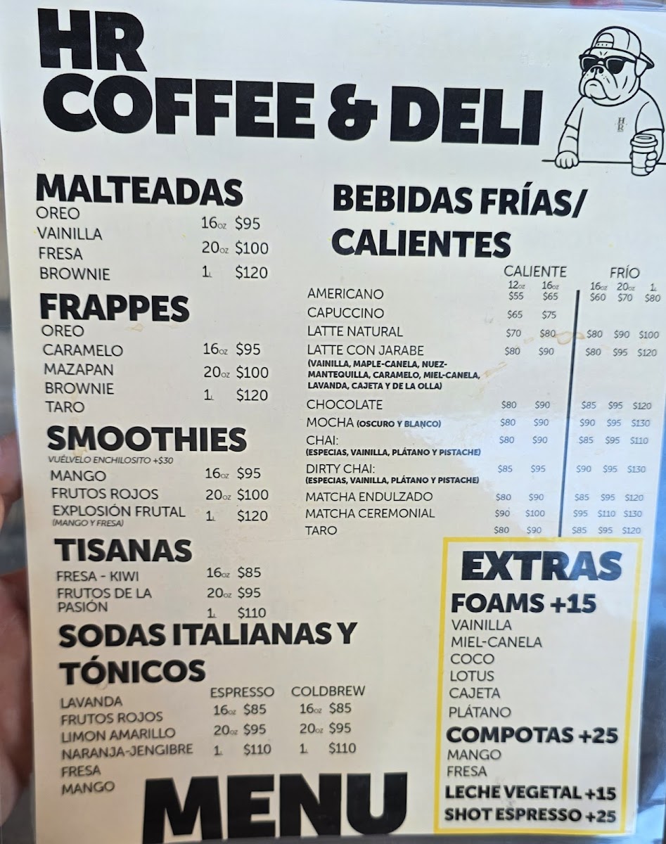 HR COFFEE & DELI Menu - Image 3