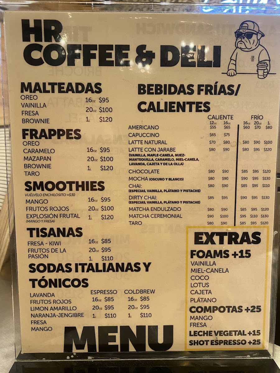 HR COFFEE & DELI Menu - Image 4