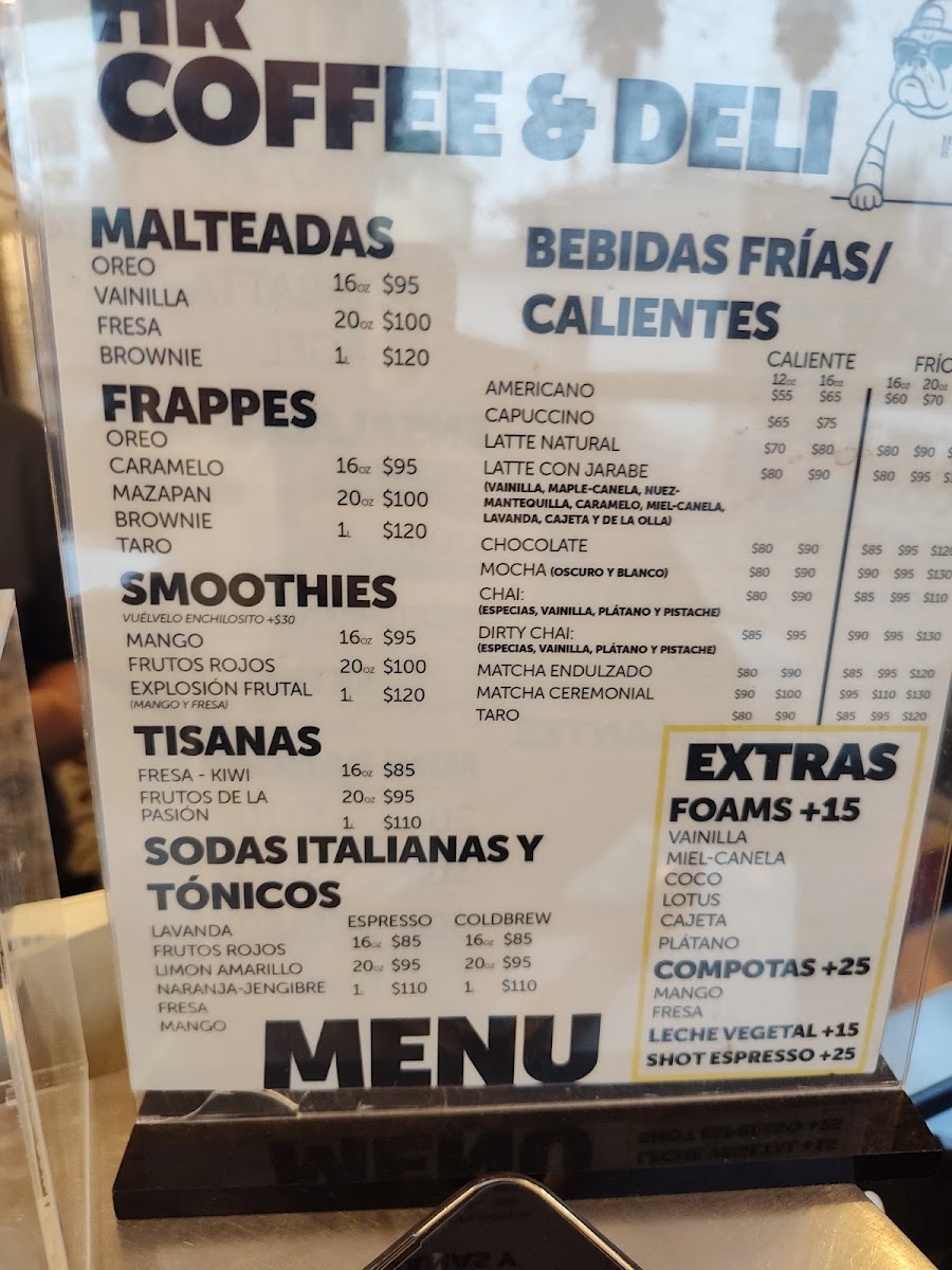 HR COFFEE & DELI Menu - Image 5
